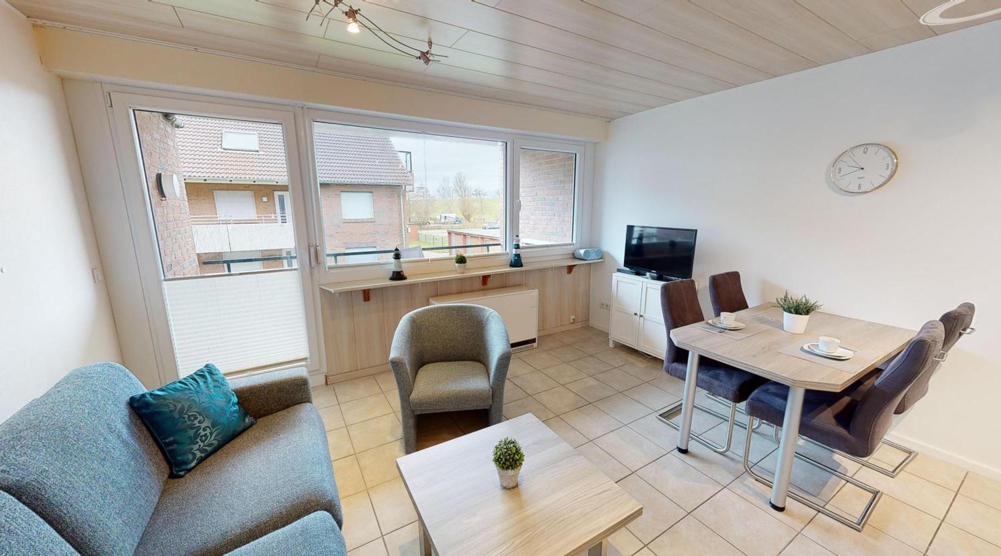 Ferienwohnung Moin am Deich - Deich 13 C 61 Norddeich  Exterior foto